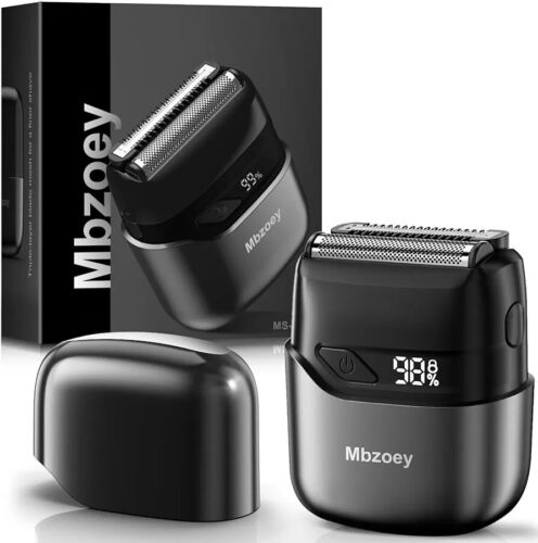 Electric Foil Shavers for Men, Mini Electric Razor, Compact Face Shaver, IPX7...