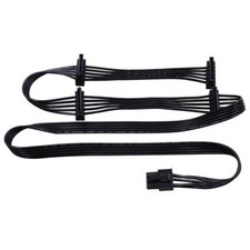 PCI-E 6Pin 1 to 4 SATA Power Supply Cable for RM750x RM850x RM1000x