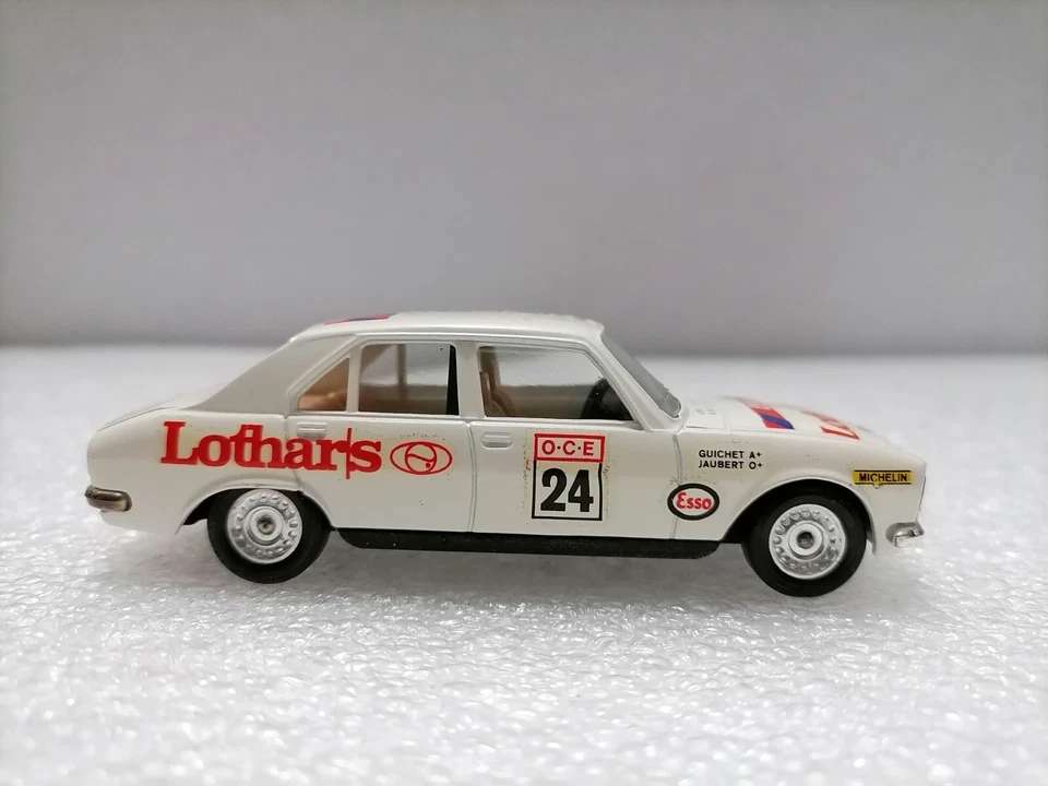 PEUGEOT 504 Rally - Modelo Vintage Escala 1:43, Solido 50 Hecho en Francia 1978 Foto 3 de 4