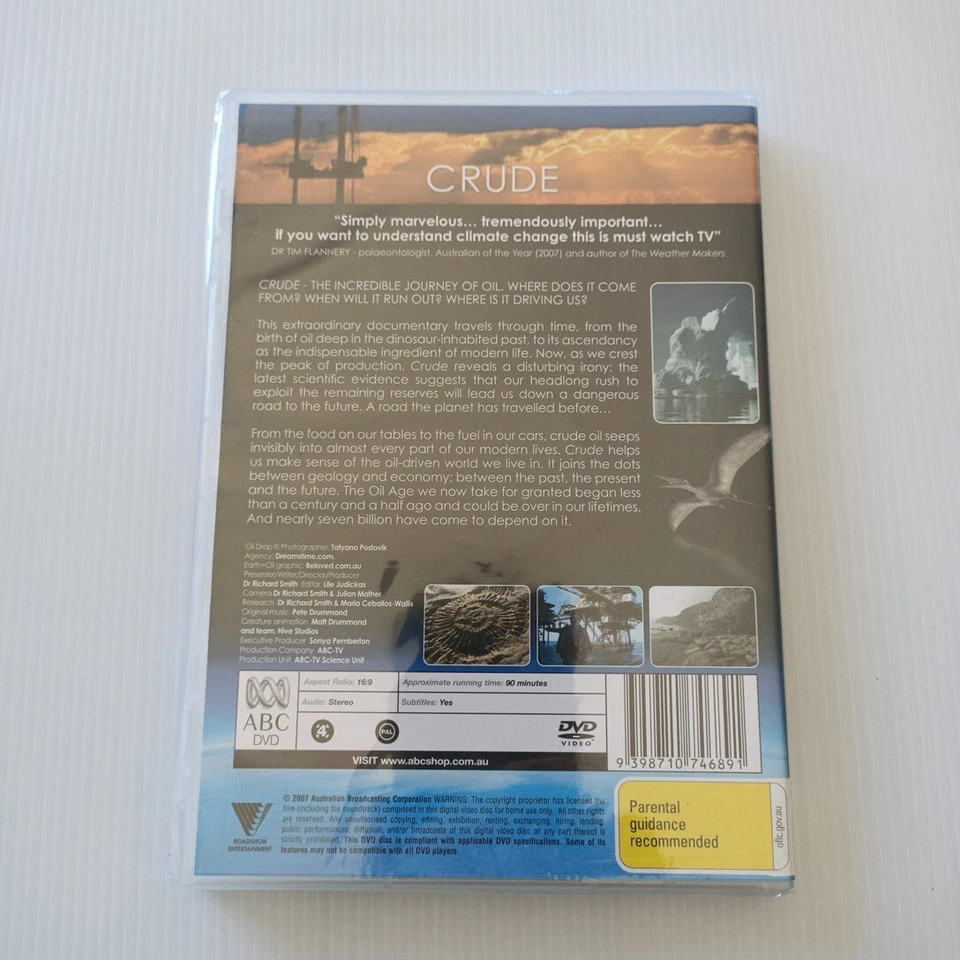 Crude The Incredible Journey Of Oil DVD New & Sealed Region 4 PAL ABC TV - image 2 of 4