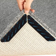 12-Pack of carpet tape for area rug corner gr...