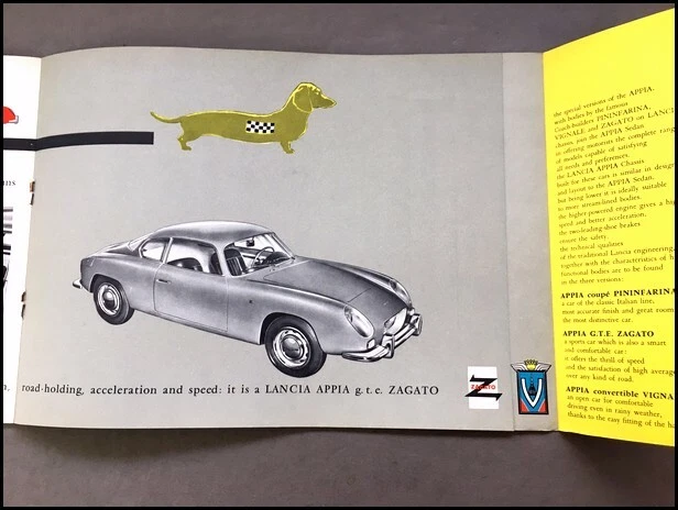1959 1960 1961 1962 Lancia Appia Vintage Sales Brochure Catalog Zagato Vignale Foto 4 de 4