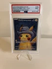 Pokémon Pikachu TCG Grey Felt Hat #085 Van Gogh Promo Card PSA 9