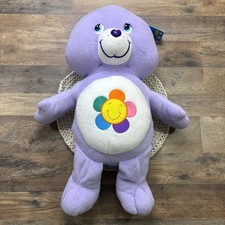 Care Bears Harmony Bear Jumbo Plush 24 Purple 2004 with TAG