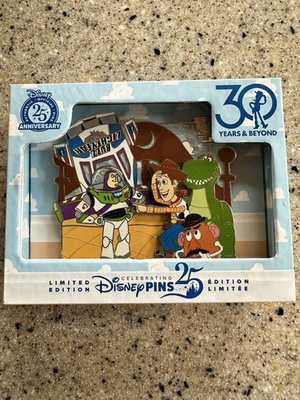 #ad IN HAND Toy Story Cast 30 Years And Beyond LE 1500 Disney 25 Anniversary Pin New $50.00