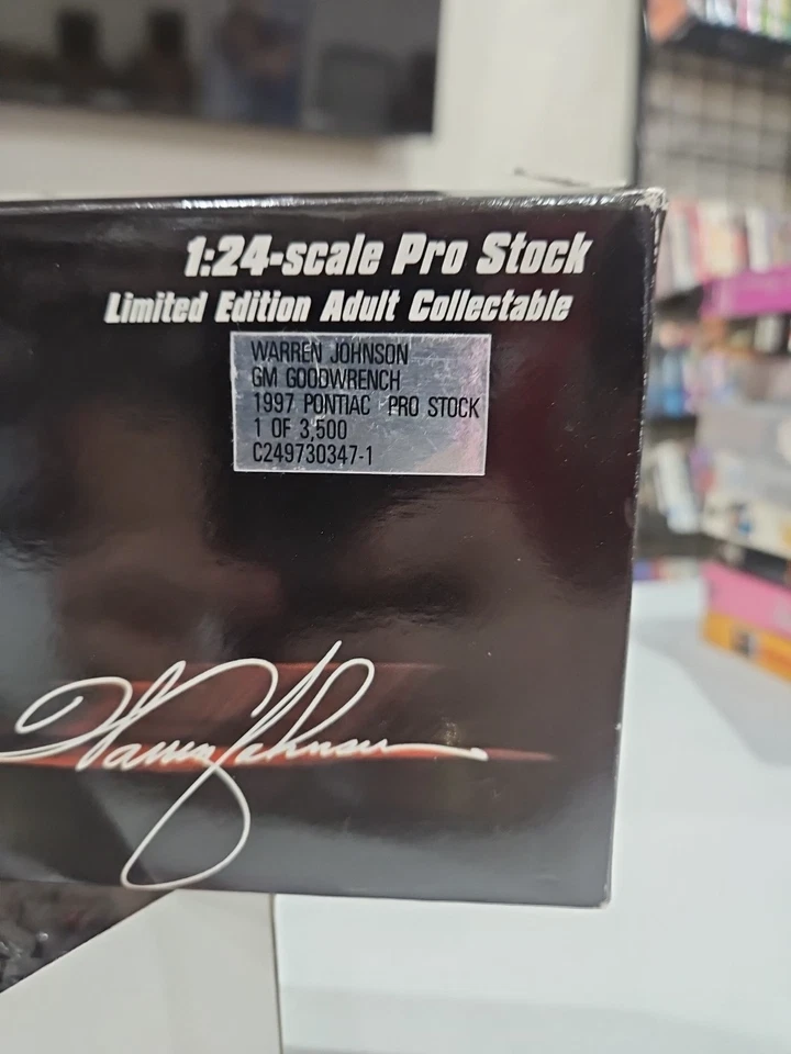 复古 1997 年 Action GM Goodwrench Pontiac Pro 库存 1: 24 汽车 Warren Johnson — 第 3/4 张图片