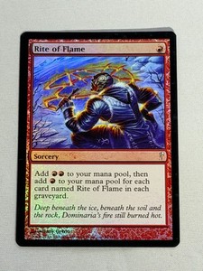 Mtg Rite of Flame | eBay