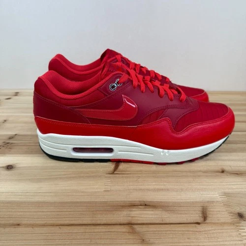 Nike Air Max 1 shoes Gym Red University Red Crimson Men's 11.5 HQ3607-687 NIB