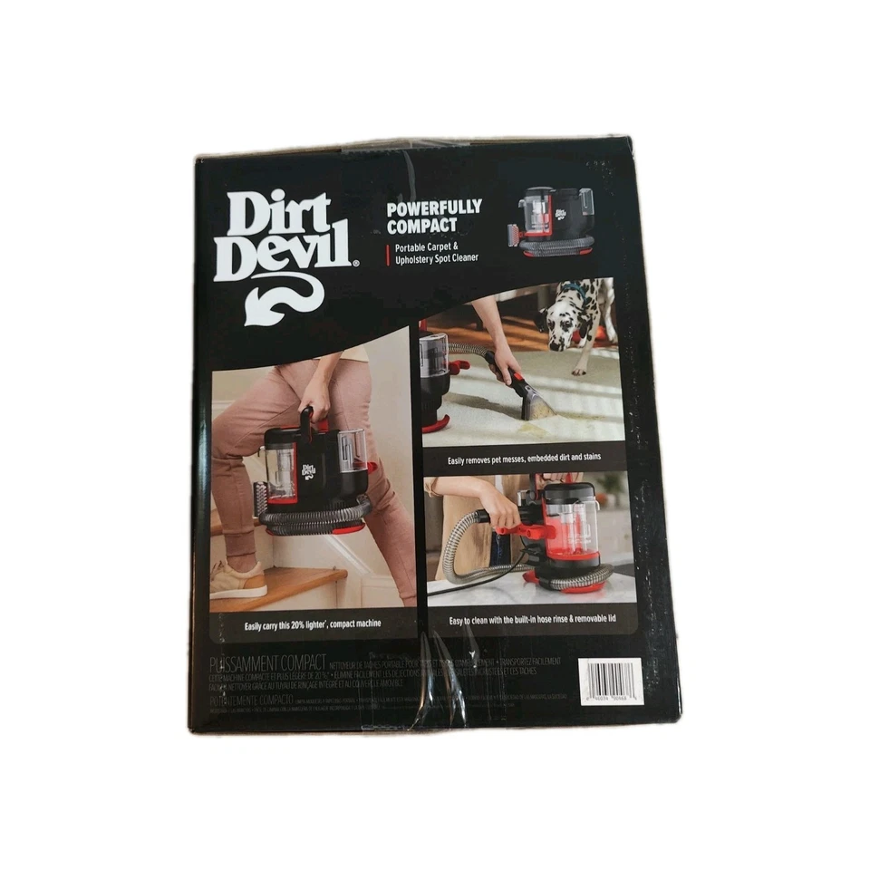 Limpiador compacto de manchas de alfombras y tapicería Dirt Devil tanque ligero de 20 oz ¡Nuevo!! Foto 4 de 4