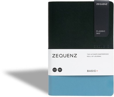 ZEQUENZ Basic Plus B6 Schreibbuch Emerald Lagoon 200 Seiten PU Einband Kreatives