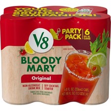 Bloody Mary Mix V8 8oz Can 6 Pack
