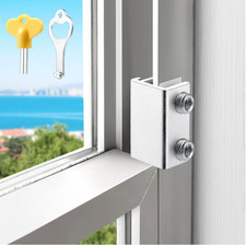 Adjustable Sliding Window Locks 6pcs Aluminum Track Locks Safety Window Locks