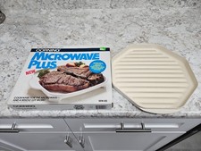 Corning Ware Microwave Plus MW-85 Browning Grill Microware Anchor Hocking Bacon