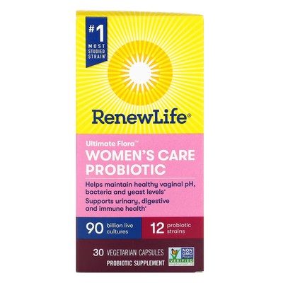 2 X Renew Life, Ultimate Flora, Women's Care Probiotic, 90 Billion Live Cultures