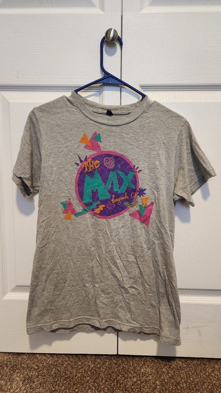 Saved By The Bell THE MAX vintage t-shirt Ript Small bayside california 90s