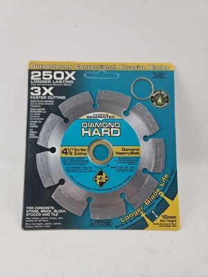 Planet Diamond 21304520 250X 4½'' Segmented Diamond Saw Blade - Brand New 