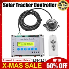 Electronic Dual Axis Solar Panel Sunlight Tracking System Tracker LCD Controller