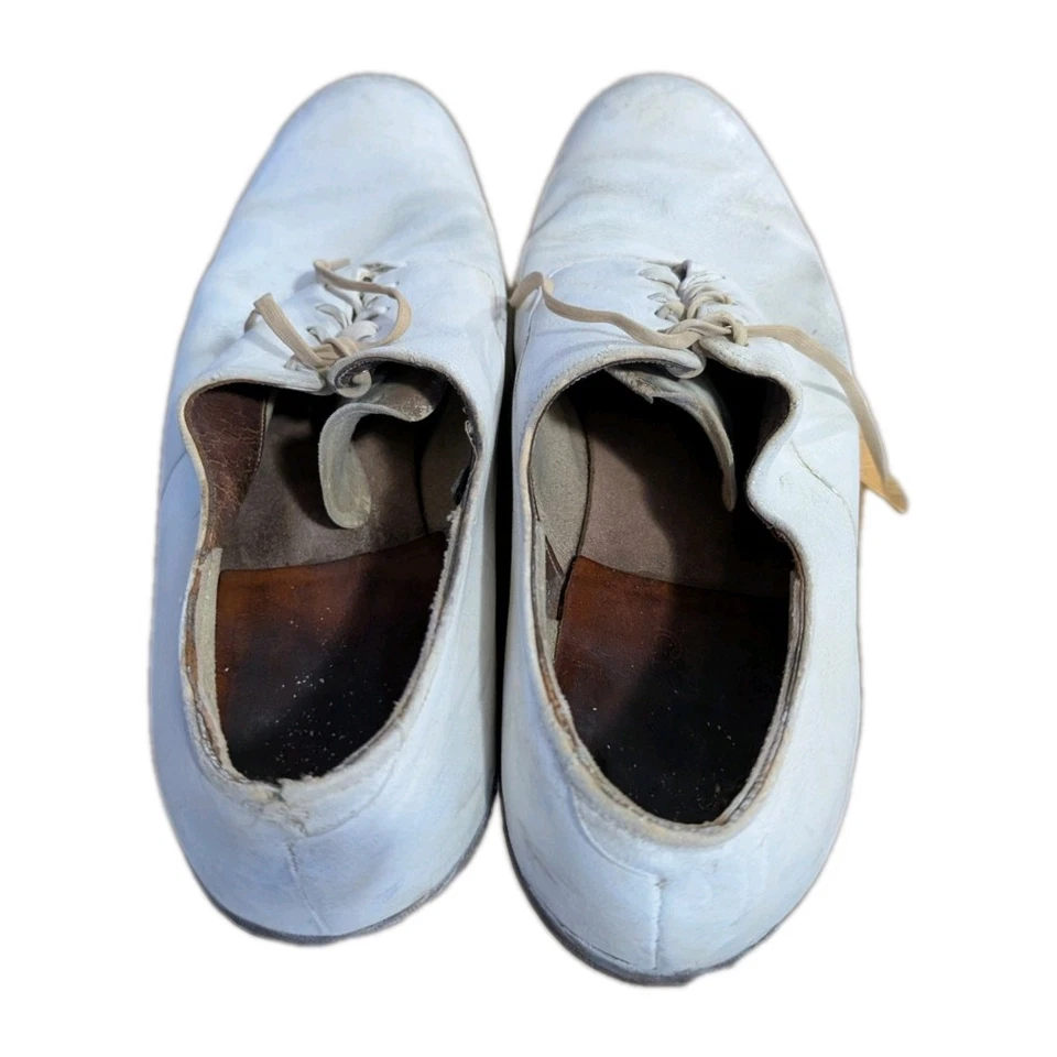 Zapatos Buck ("Bucks") vintage de 1920 de Stetson - para hombre talla 11 - cordones originales Foto 4 de 4