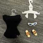 Vintage Barbie 1962 Black Helenca Swimsuit Pak COMPLETE Tagged Set - MINTY