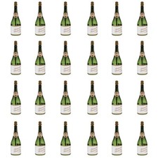 24X Butelka baniek minichampagner preferencje weselne przyjęcie nowy rok