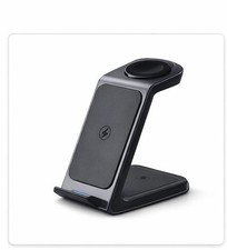Wireless Charger Phone Holder Stand Fast Charging Station for iPhone Apple Watch