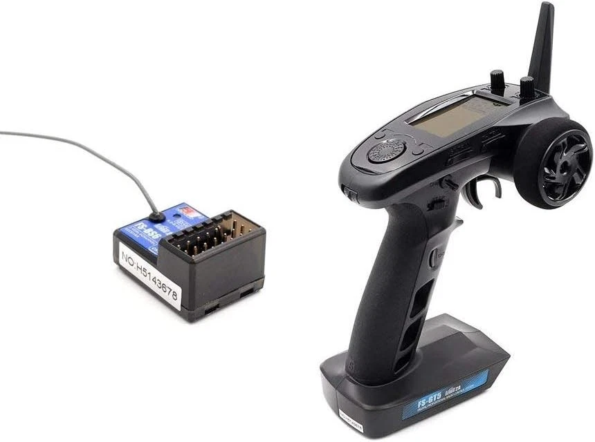 Juego transmisor y receptor RC para coches y barcos, 6 canales, portátil Foto 4 de 4