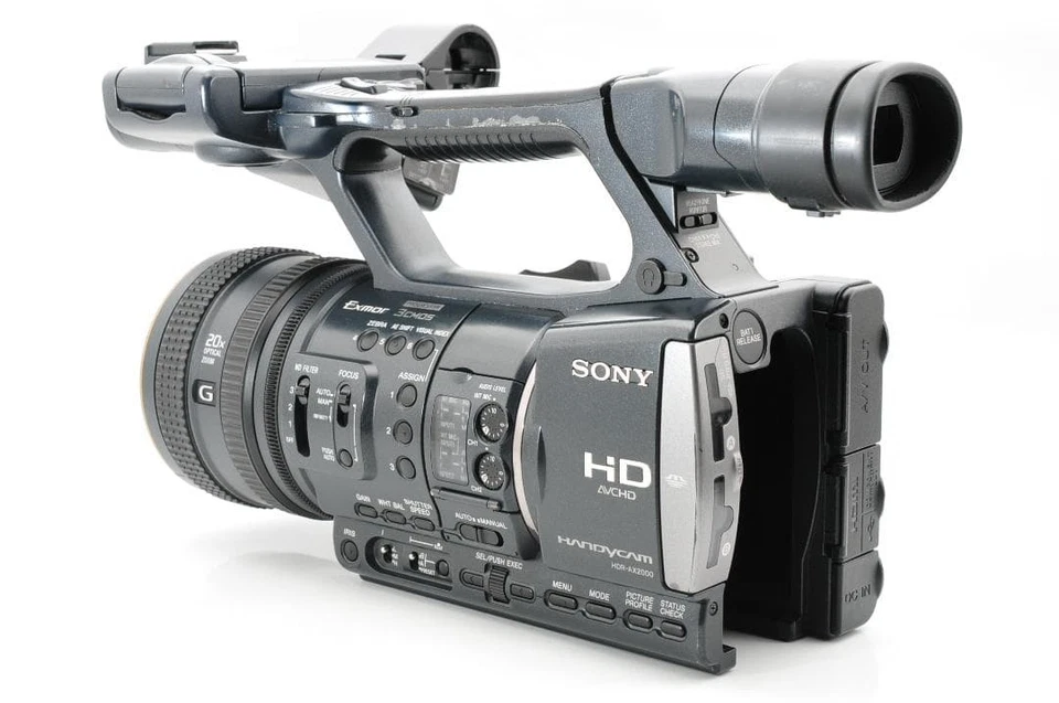 SONY HDR-AX2000 Professional Full HD Camcorder 20x Optical Zoom For parts as is - Image 2 of 4