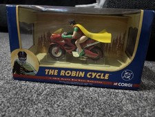 CORGI DC COMICS DIECAST THE ROBIN CYCLE  77407   1:16   SCALE NEW BOXED