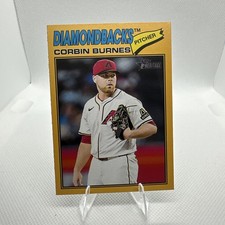 Corbin Burnes 2026 Heritage Yellow Bordered #238 Diamondbacks 