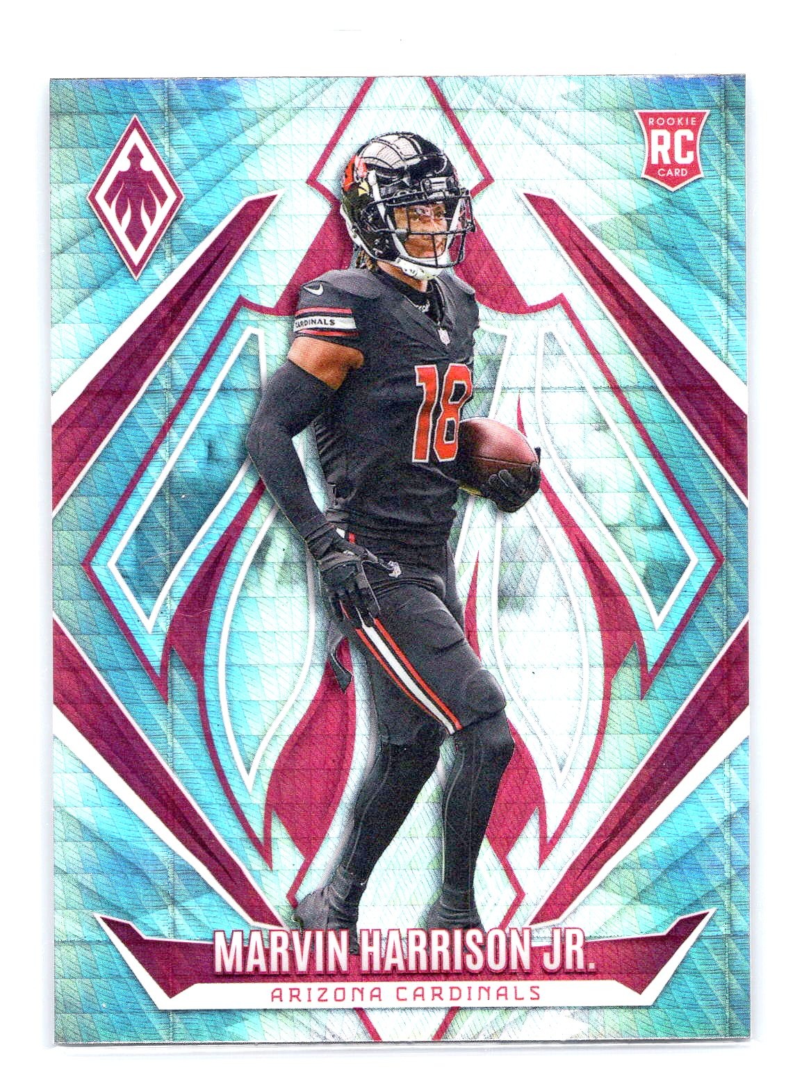 Marvin Harrison Jr. 2024 Panini Phoenix #226 Hyper Silver RC Rookie