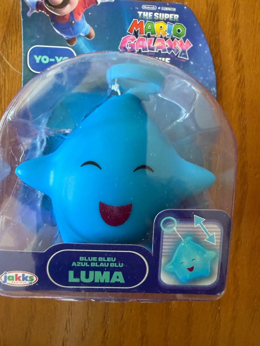 Super Mario Galaxy Movie – Yo-Yo Luma Azul – Jakks Pacific – Novo