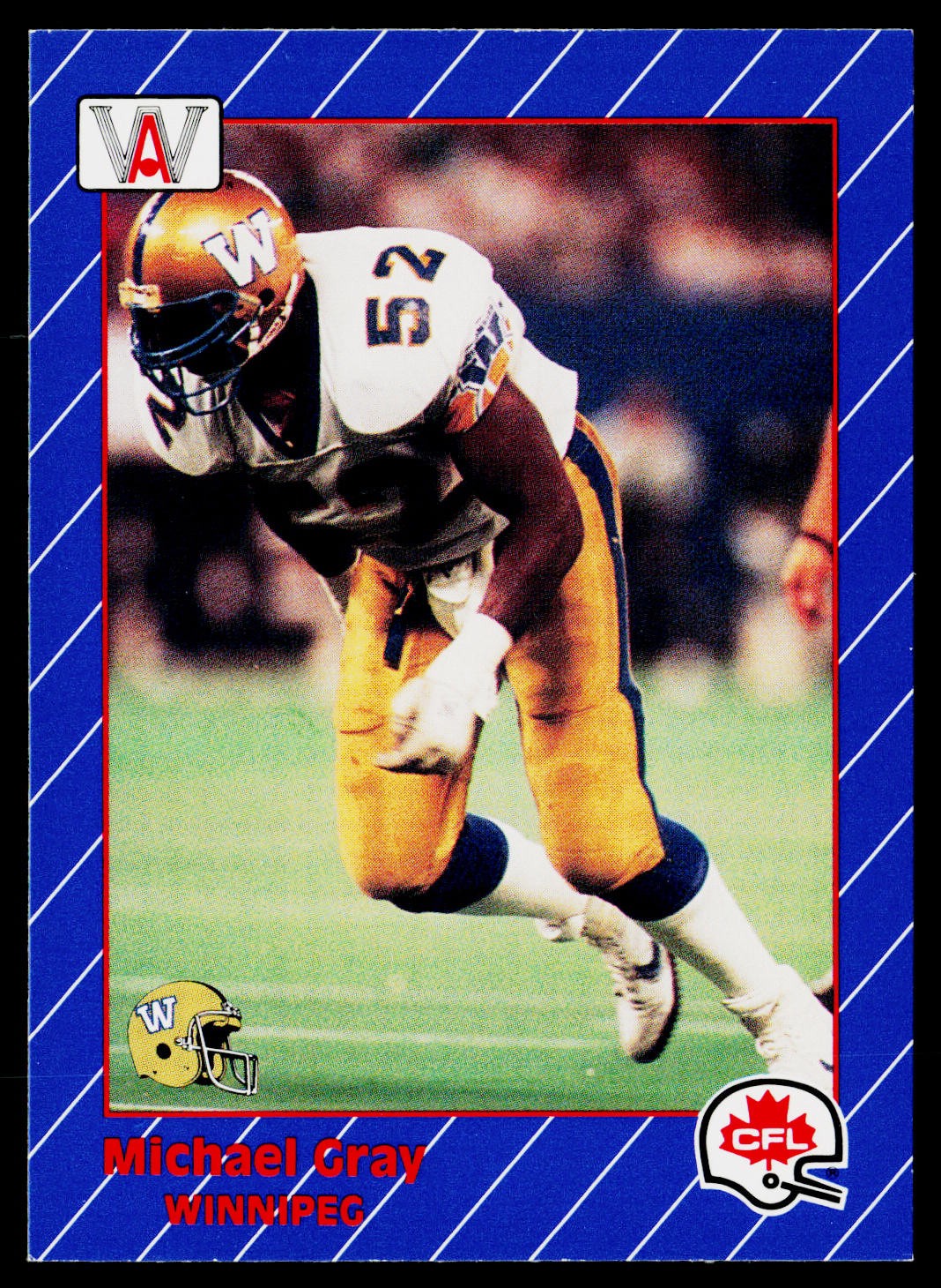 1991 All World CFL French #103 Mike Gray