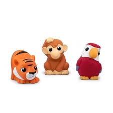 Tonies My First Jungle Set - Monkey, Parrot, Tiger Audio Play; Soft Squeezable