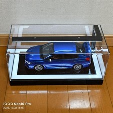Mini Car Display Case 1/18 Scale Acrylic LED Lighted Piano Black Showcase