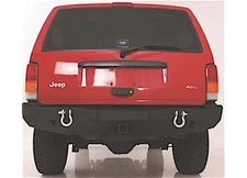 Smittybilt 76850 84-01 Cherokee (XJ) 2/4 Door XRC Rear Bumper w/Hitch - Black