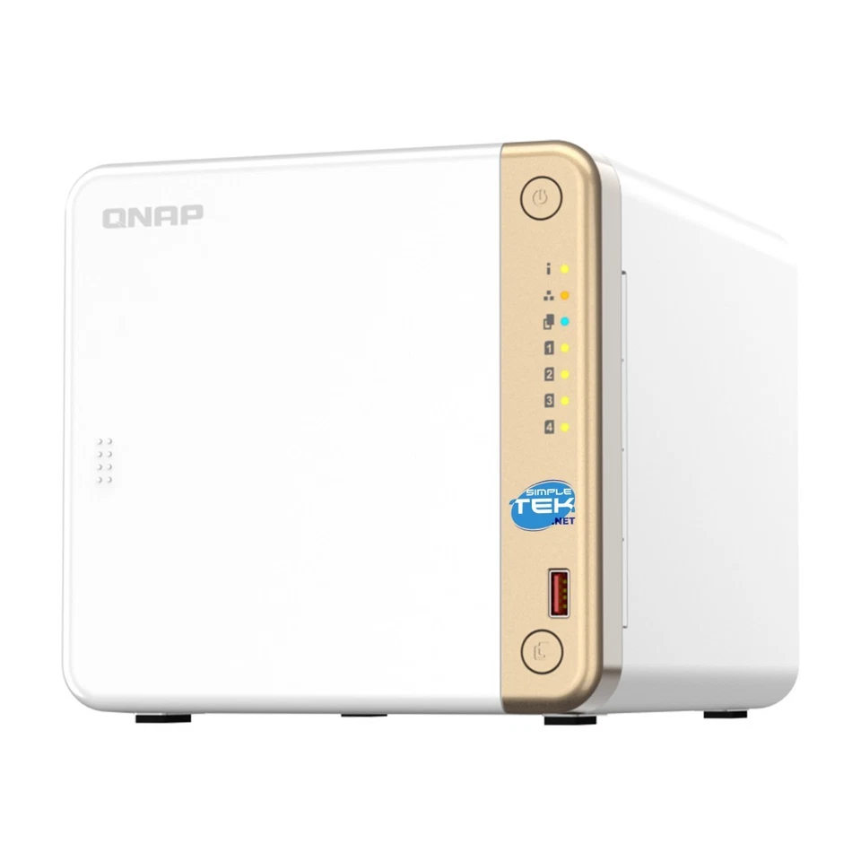 Qnap TS-462 4-Bay NAS HDD 64TB Preinstalled (4 X 16TB) + 2 X M.2 PCIe - Image 2 of 4