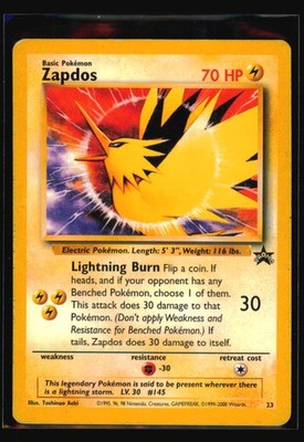 Zapdos Promo WoTC Promo 23/53 LP
