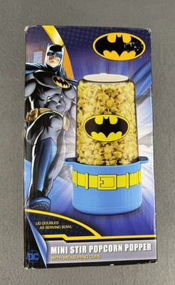 DC Comics TM Batman Mini Stir Popcorn Maker Popper~Open Box~See Description