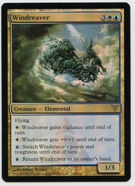 FOIL Windreaver / Windbrecher - DISSENSION - inglés (n-mint) Elemental