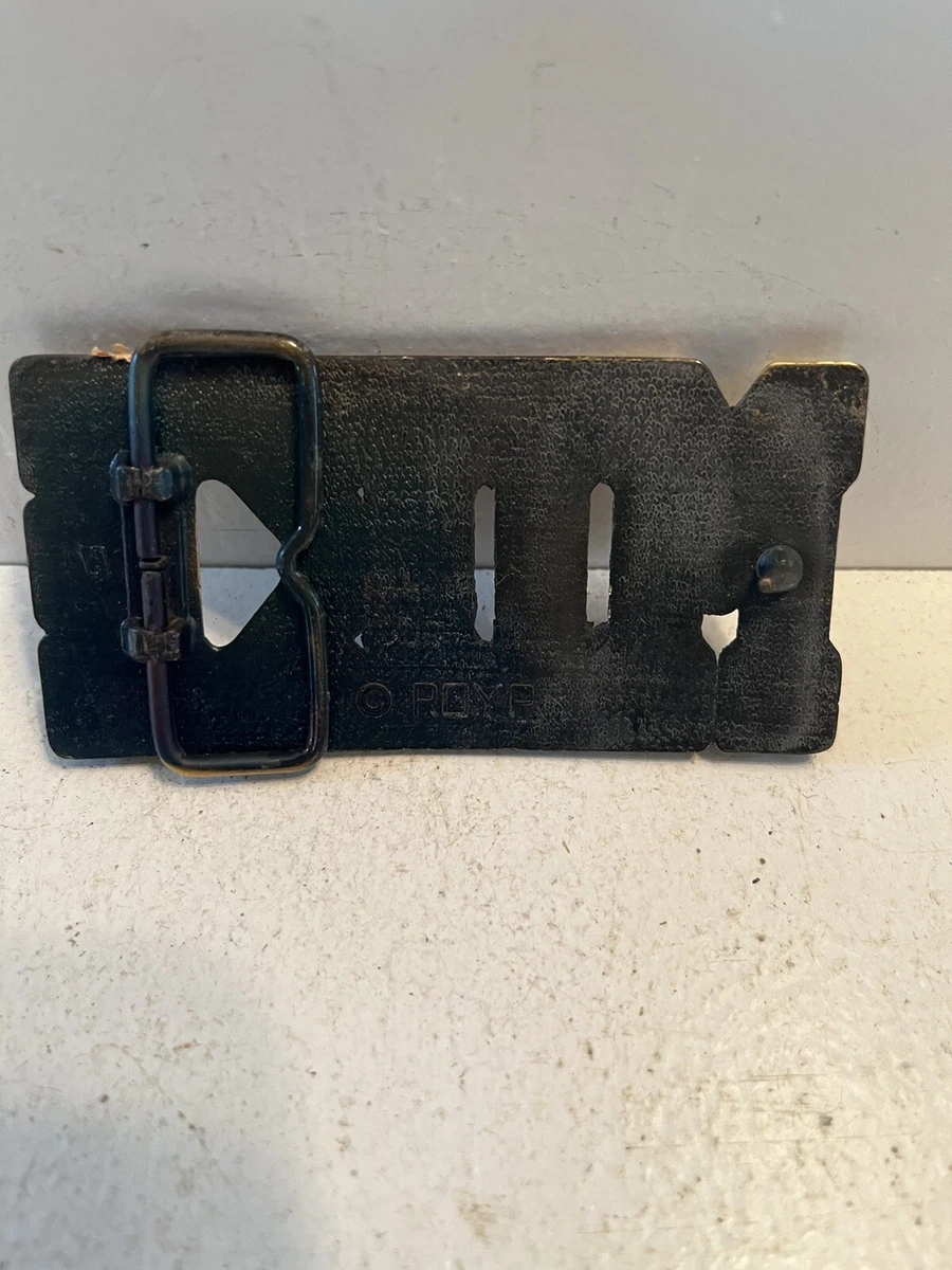 brass colored Mike name belt buckle