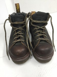 brown leather doc martens