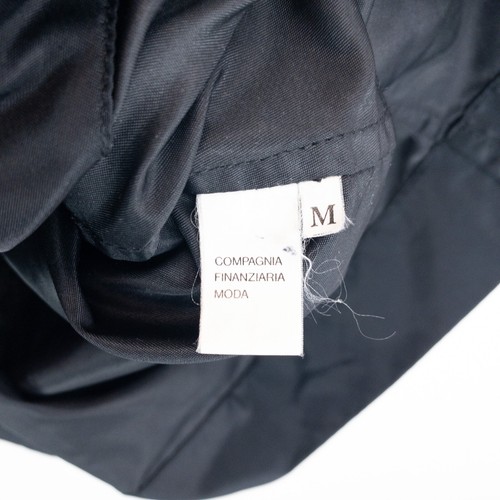 Converse Black Nylon Oversized Vintage Bomber Shell Jacket - Size M - Picture 11 of 12