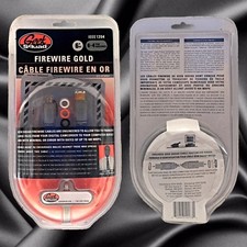 Geek Squad Firewire Gold 6 Cable 6-4 Pin GS-6FW64 IEEE 1394 NIP