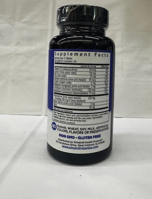 SOPORTE PRÓSTATA MOLINO DE VIENTO CON BETA SITOSTEROL Foto 2 de 3