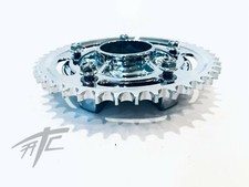 HAYABUSA CHROME PLATED OEM CUSH HUB SPROCKET & NUTS 2008-2012 SUZUKI HAYABUSA