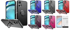 For Motorola Moto G Power 5G 2024 ShockProof Stand Case Cover Tempered Glass