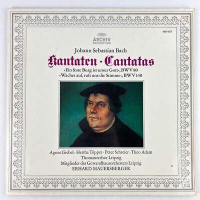 Johann Sebastian Bach   Kantaten Ein Feste Burg Ist Unser Gott, BWV 80 Album