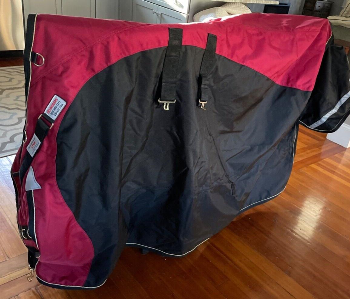 New Sz 80 Schneiders StormShield VTEK Waterproof Horse Blanket w/Belly