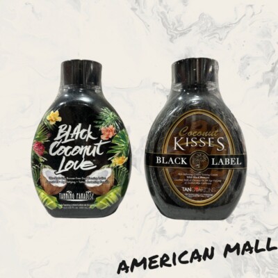 Tanning Paradise Black Coconut Love & Coconut Kisses Black Label Pack of 2