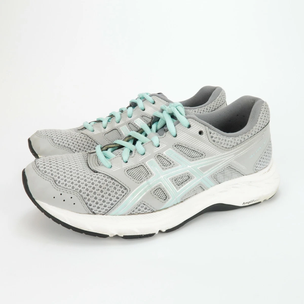 Womens Asics Gel Contend 5 Gray Running Shoes Size 6 M 1012A234